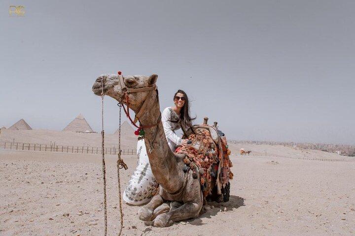 Private tour at The Pyramids & Sphinx by Camels in Cairo