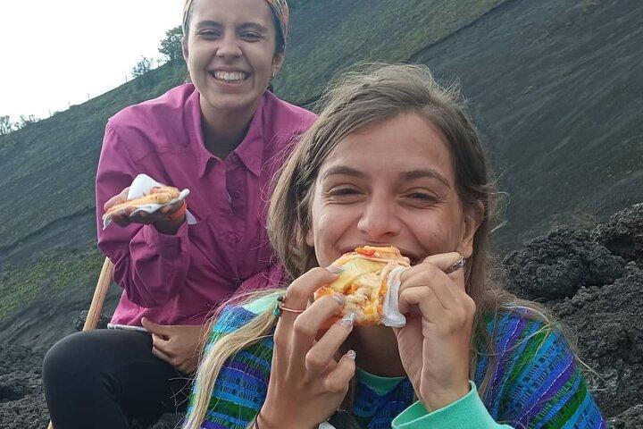 Pacaya Volcano Vistas + Enjoy Pizza Surrounded by The Volcano