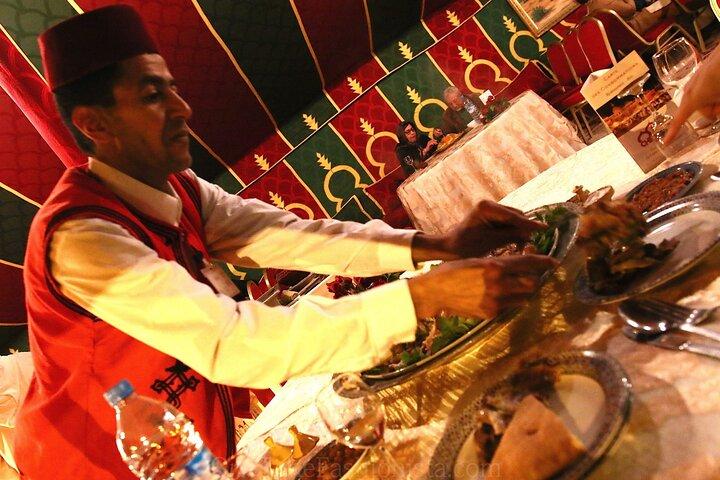 Moroccan Dinner Show Fantasia Chez Ali in Marrakech.