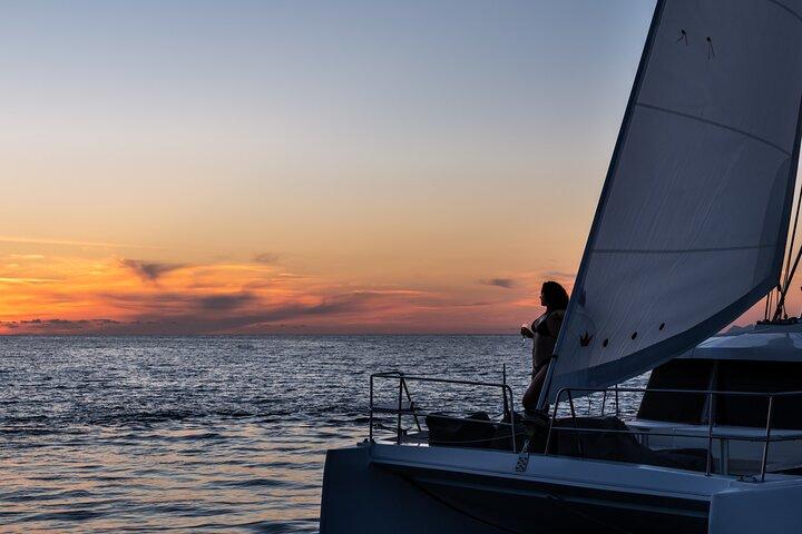 Shared Catamaran Half Day Cruise in Santorini