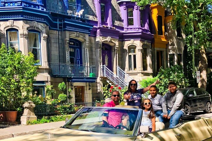 PRIVATE 2-Hour tour of Montréal in Convertible Cadillac + Murals