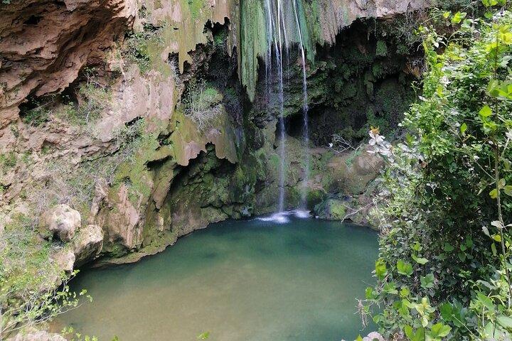 Excursion to the waterfalls and God's Bridge of Akchour