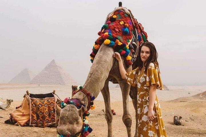 Day Tour To Giza Pyramids With Camel Ride And Egyptian Museum In Cairo