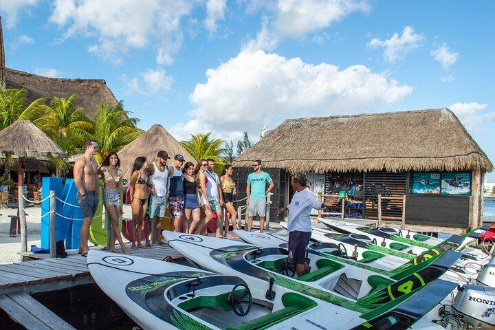 Jungle Tour adventure Cancun Speed Boat Through Mangrove