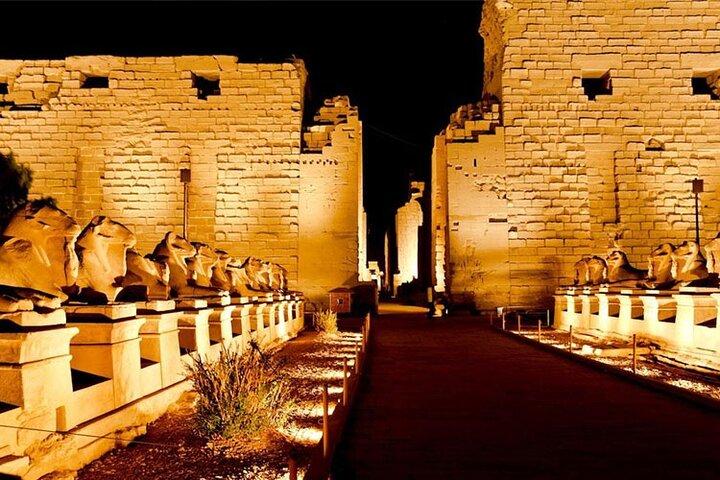 Luxor Sound and Light show at karnak temple