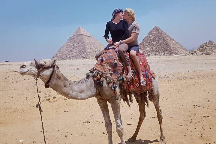 Giza Pyramids, Sphinx & Grand Egyptian Museum with Khan Bazaar