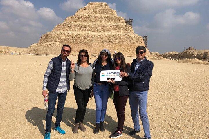 Pyramids, Memphis, Sakkara day trip at no extra cost.