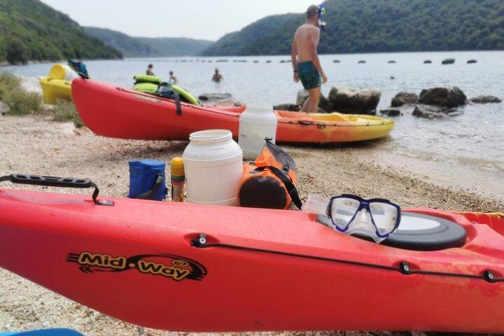 Kayaking Experience in Lim Bay Sea in The Croatian Fjord