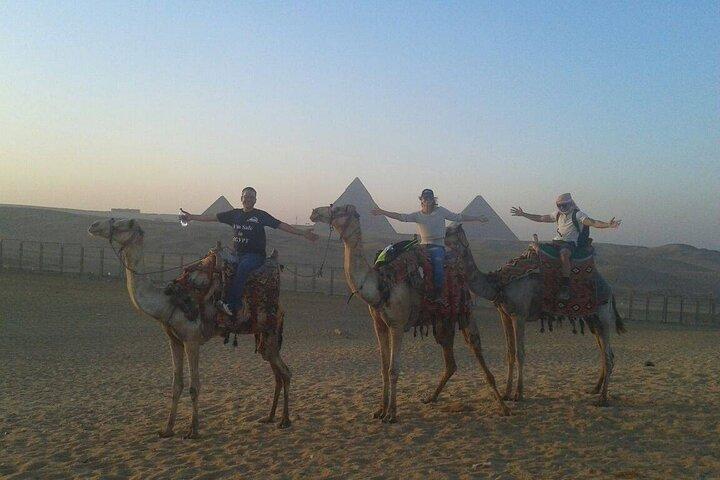 Desert Safari Around The Pyramids of Giza With Camel Riding