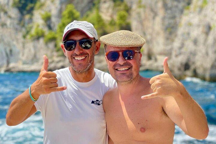 Private Capri Boat Tour: Blue Grotto, Faraglioni, & Swim Stops