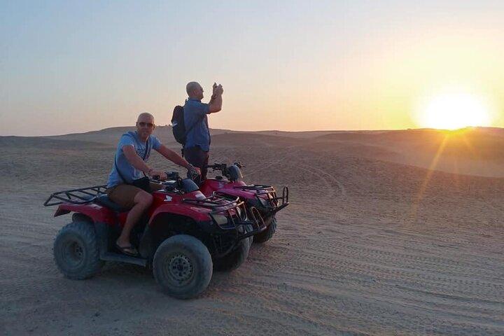 Quad bike ATV and Camel-Riding Around the Gate of Giza Pyramids