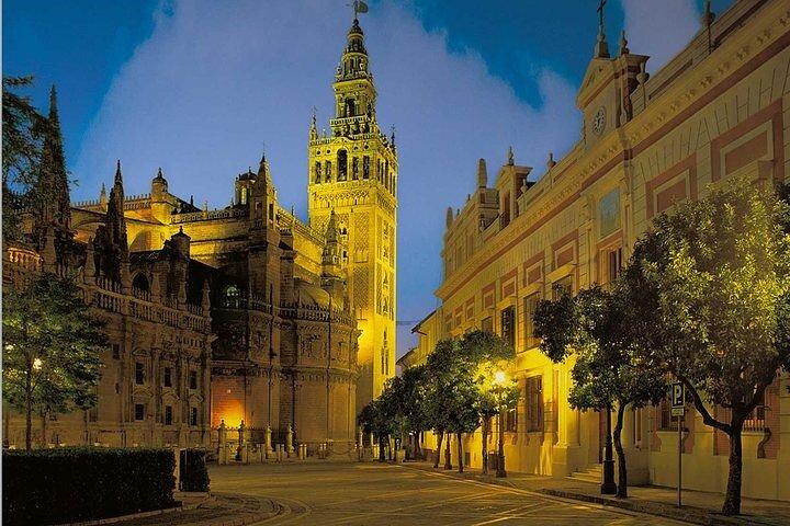 Private Day Trip from Cadiz port to Seville (tickets and transport included)