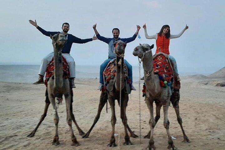 Desert Safari Around The Pyramids of Giza With Camel Riding