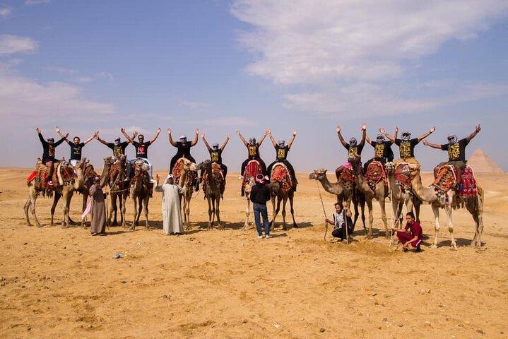 Desert Safari Around The Pyramids of Giza With Camel Riding