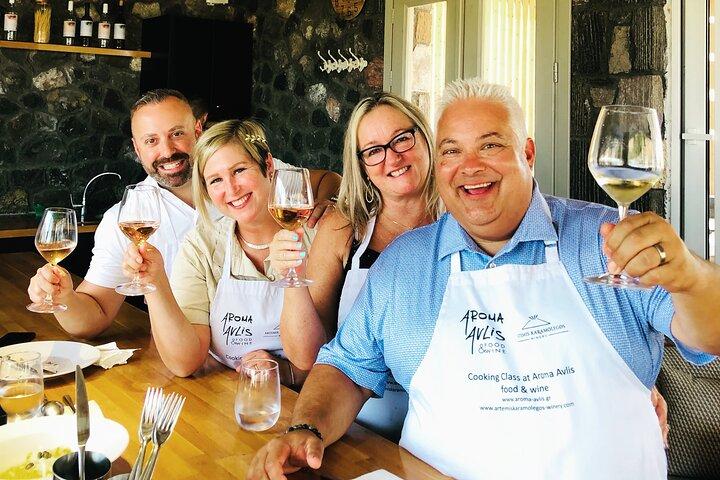 Santorini Cooking Class Gastronomy Experience & Wine Tasting