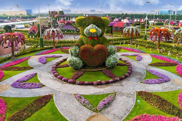Tour of Miracle Garden with Global Village Dubai