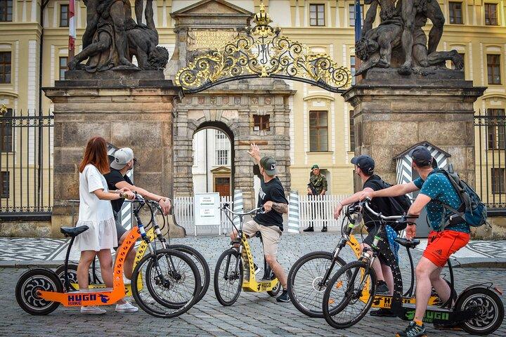 1.5h Prague E-Scooter Panoramic Tour small-group with PragueWay