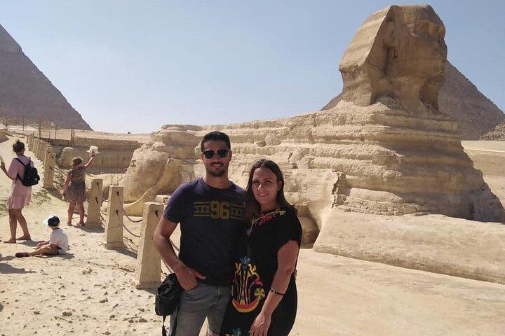 8Hours Tour Giza Pyramids,Egyptian Museum,Bazaar,Lunch&Camel Ride