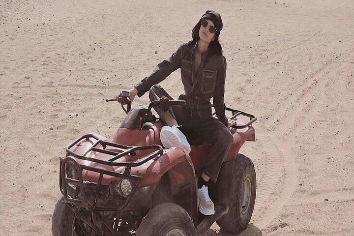 1- Hour Quad Bike Desert Safari Around Pyramids Enjoying Sunset Or Sunrise