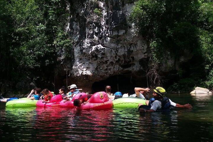 Cave tubing from San Ignacio