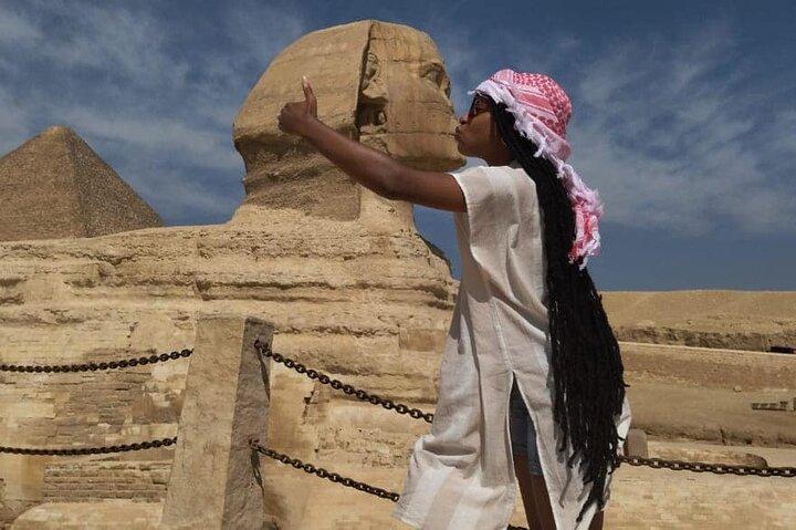Giza Pyramids & Felucca Boat ride on Nile River Private Tour