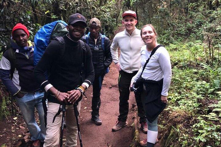 5 days trekking kilimanjaro via Marangu route