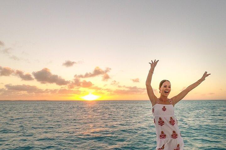 3 hour Glow Worm Sunset Cruise from Providenciales