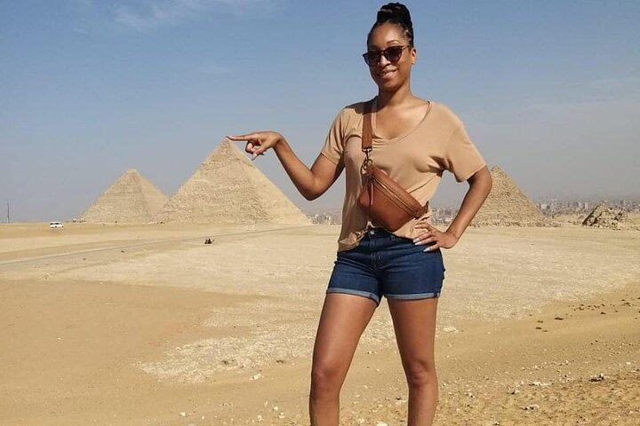 Giza pyramids & sphinx from Cairo Giza hotel with expert guide