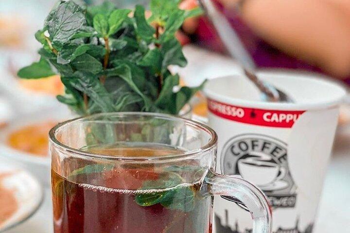 Having Breakfast At Green Farm in Egypt