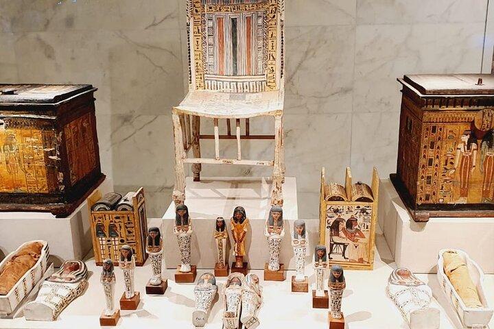 Full Day Tour to Royal Mummies, Giza pyramids, Sphinx and Bazaar
