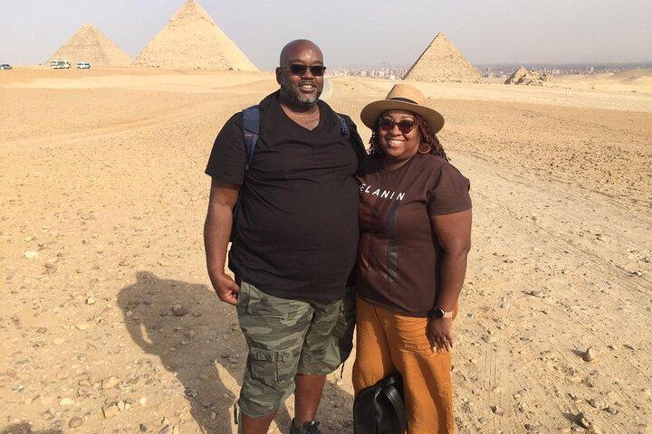Giza Pyramids Private Layover Tour from airport and drop off at airport