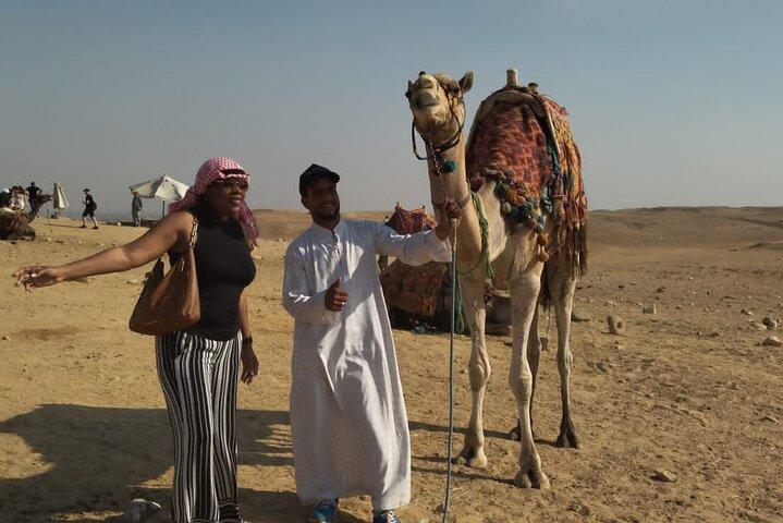 8-Private Hours Giza pyramids ,Egyptian museum ,lunch and Camel Ride
