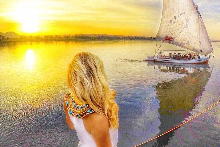 Private Nile Felucca Boat with lunch include hotel pickup and drop off