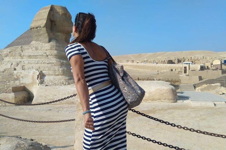 Half Day Tour Giza Pyramids &Great Sphinx with Private Tour Guide