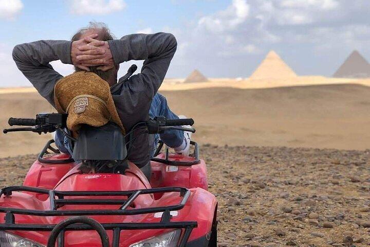 Private Tour Giza pyramids ,Sphinx ,Camel Ride, Lunch ,Quad bike and Bazaar
