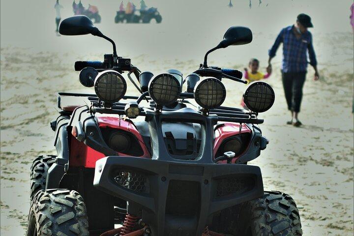 Desert Safari by Quad Bike Around Pyramids enjoying Sunset or Sunrise
