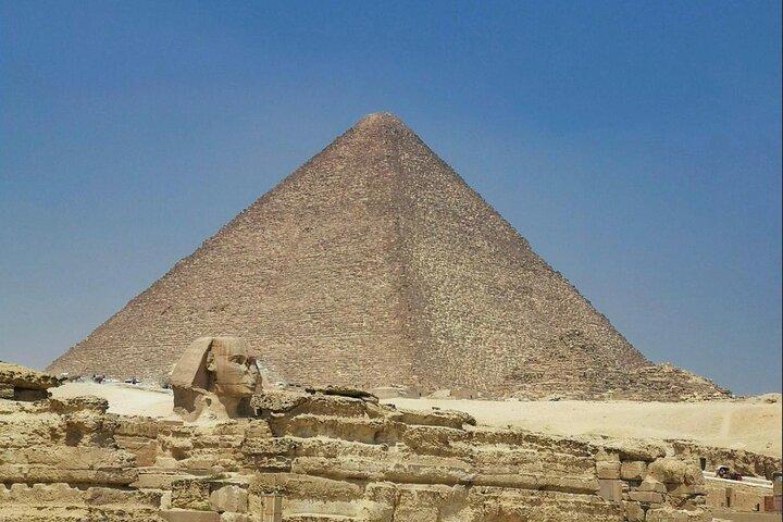 Private trip to Giza pyramids Sakkara Memphis & shopping