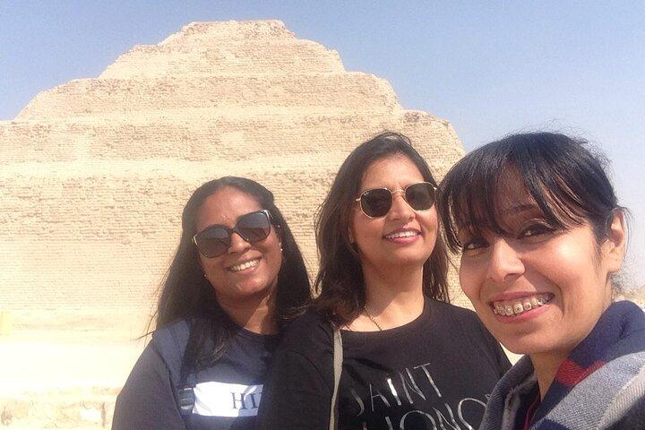 Private Tour to Sakkara Pyramids , Imhotep Museum and Memphis Old City