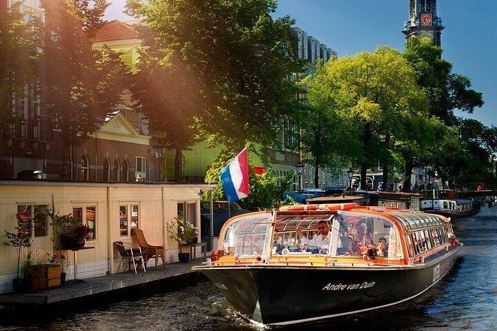 Amsterdam full day tour: Walking, Biking and Cruising