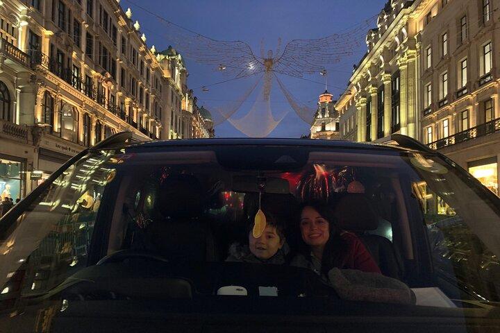 London Christmas Lights Private Car Tour with Driver Guide