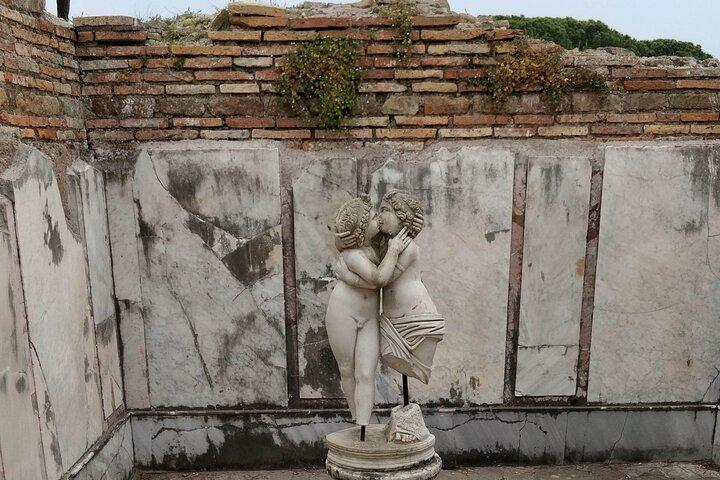 Ostia Antica Archaeological Park with Italian Gelato