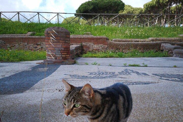 Ostia Antica Archaeological Park with Italian Gelato