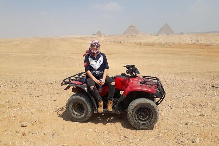 1 Hour ATV Quad Bike Ride At Giza Pyramids With Private Transfer