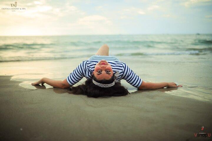 Private Beach Photoshoot in North Goa by Professional Photographer