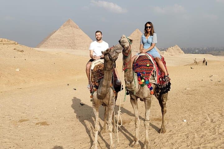 Camel Ride around Giza Pyramids Sunset or Sunrise or any time