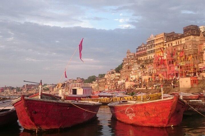 Ganges Ceremony and Boat ride at Dusk