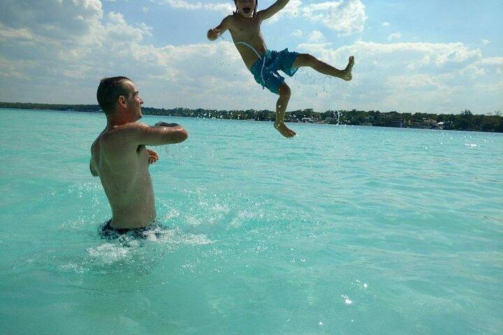 Nature Adventure Amazing Bacalar Lagoon From Cancun & Riviera