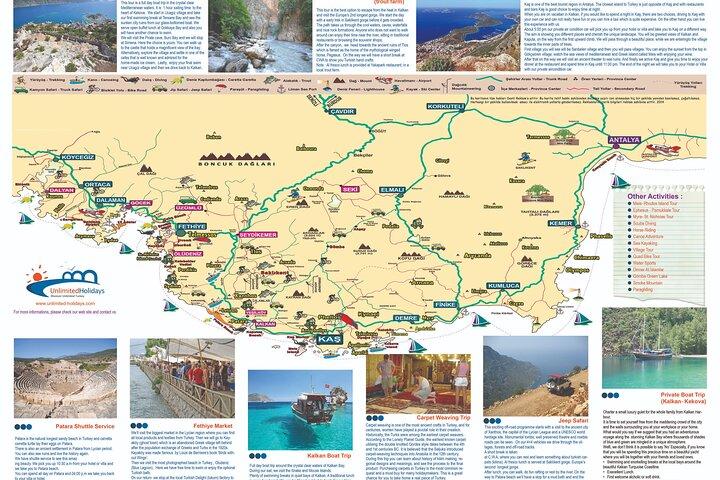 Saklikent Canyon and Gizlikent Waterfall from Kalkan Kas