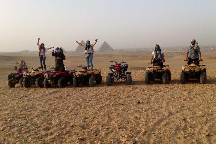 Giza Pyramids, Sphinx and Quad Bike Desert Safari, Shopping tour