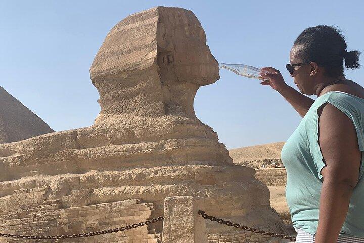 Giza Pyramids, Sphinx and Quad Bike Desert Safari, Shopping tour